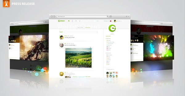 New Social Media Publishing Service  GFACE.com goes Live with Closed Beta