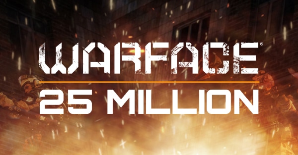 Warface Franchise hits 25 Million Registered Users