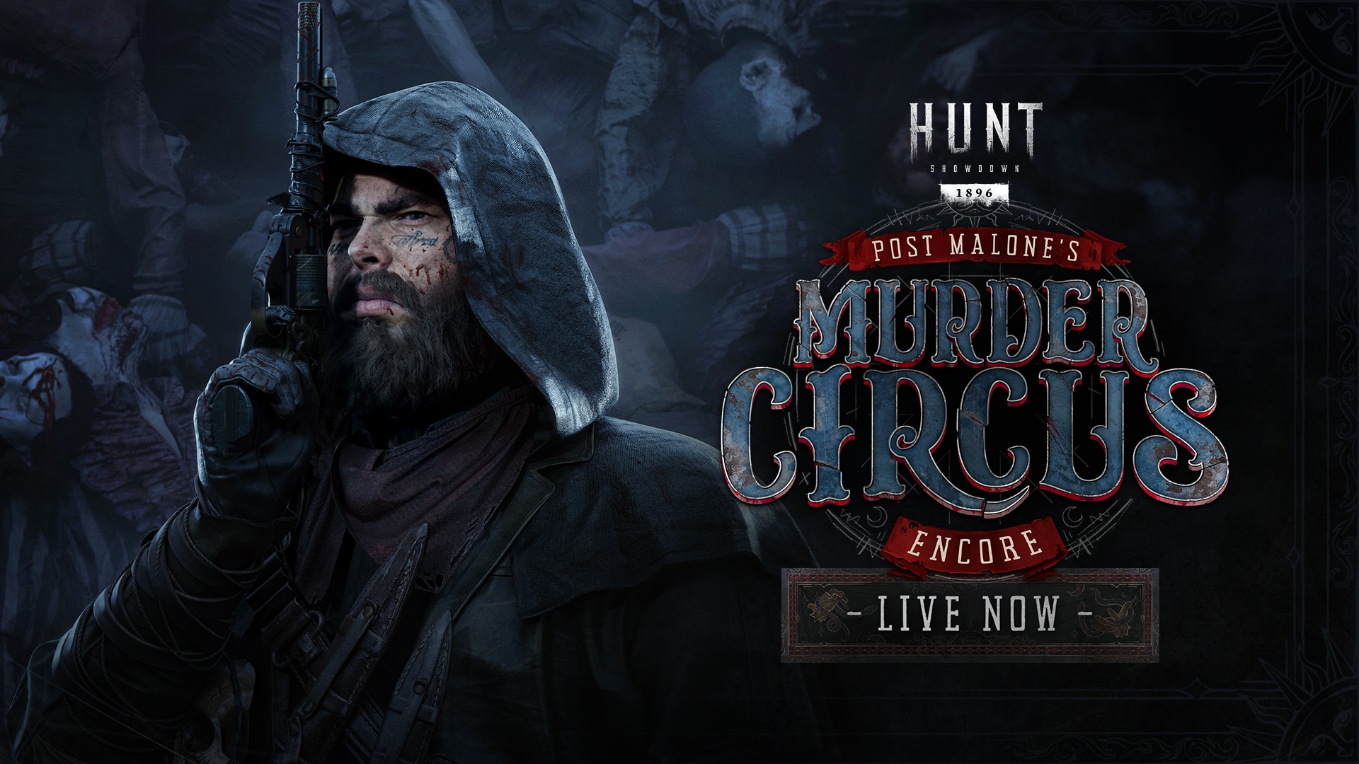 Post Malone’s Murder Circus Encore Unleashes Midwinter Terror, Live Now in Extraction Shooter Heavyweight Hunt: Showdown 1896!